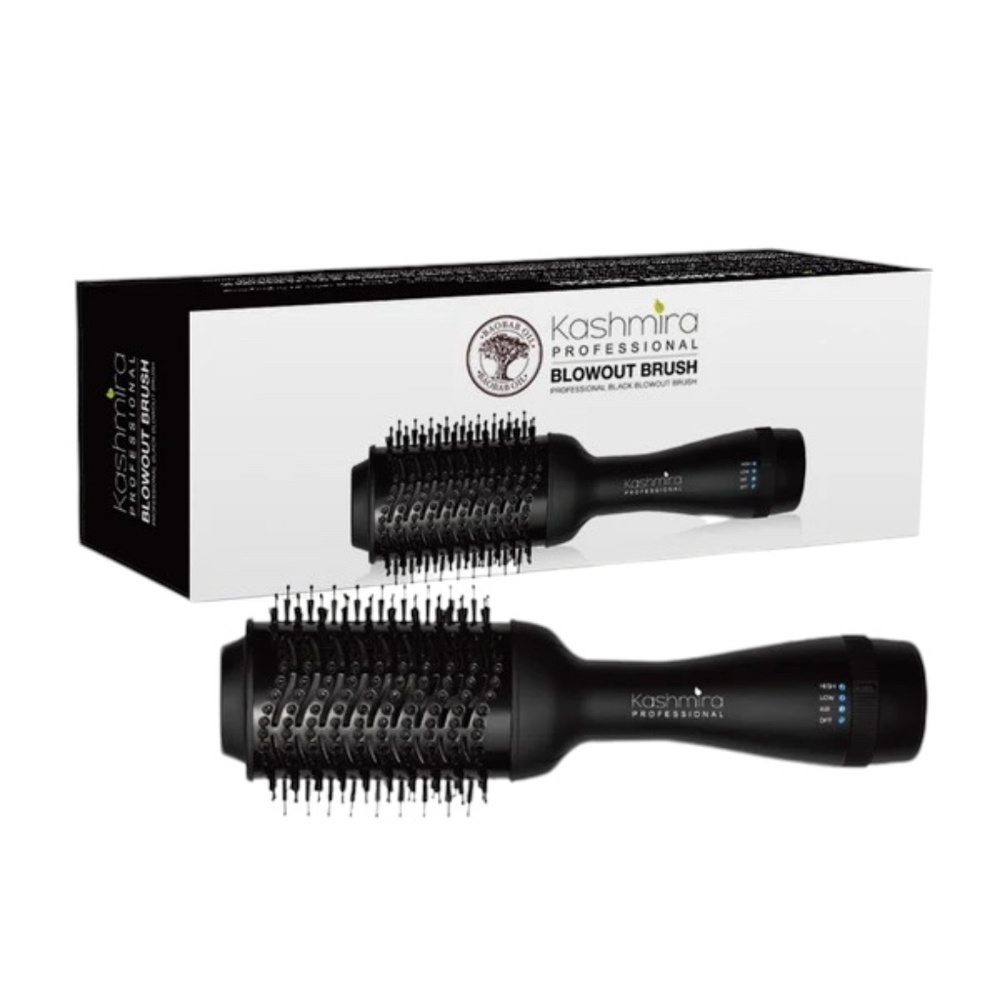 NWOT Kashmira Professional Matte‎ Black Blowout Brush